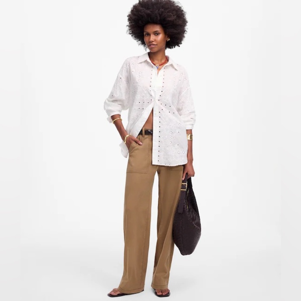 Madewell Low-Slung Baggy Utility Pants Faded Birch Brown Size 31